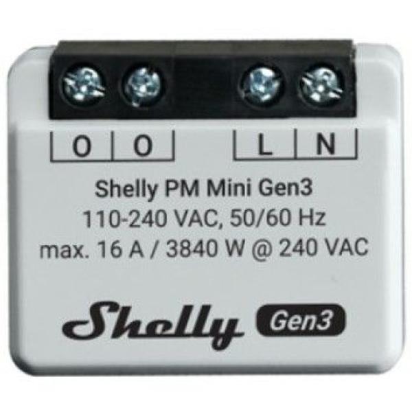 Shelly Plus PM Mini Gen3 – WLAN & Bluetooth Schaltaktor Unterputz 16A Smart Home
